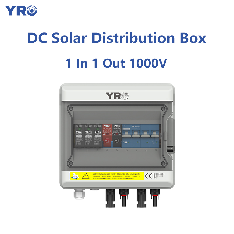 1 trong 1 trong hộp phân phối năng lượng mặt trời DC 1000V DC