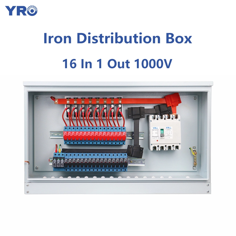 16 In 1 Out 1000V Hộp phân phối sắt DC