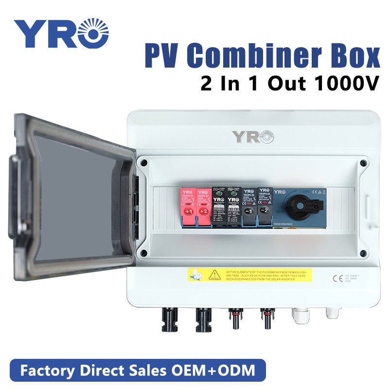 2 trong 1 ra 1000V DC với công tắc ngắt kết nối