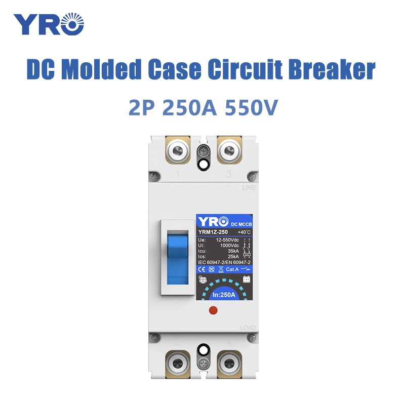 2p 125-250a 550V DC MCCB