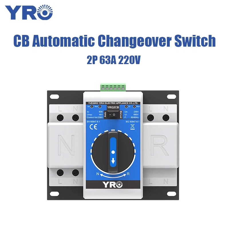 2p 63A 220V CB CB ATS