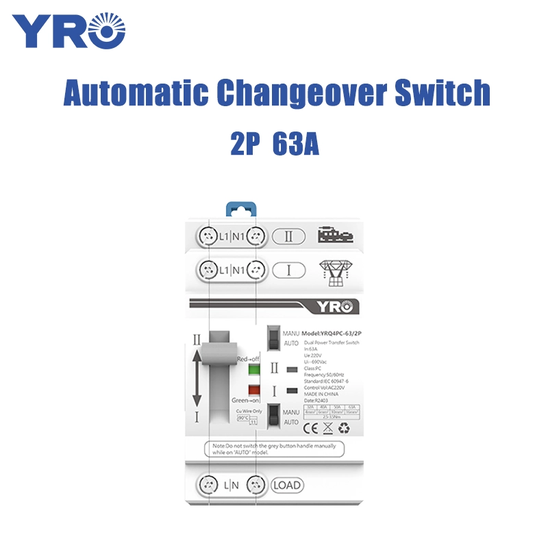 2p 63A AC220V 30ms ATS mới