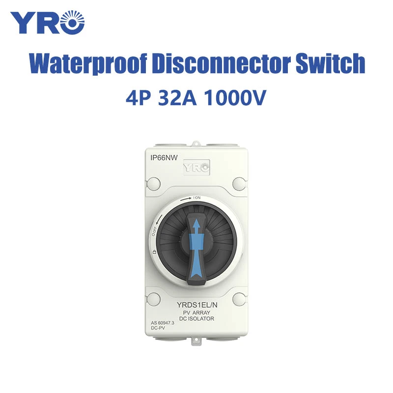 4p 32A 1000V Công tắc ngắt kết nối không có hệ thống dây điện