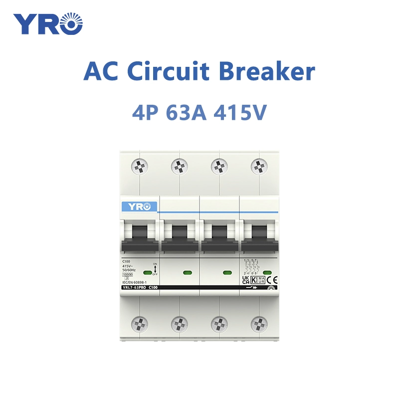 4P 50-63A 415V Mạch chứng nhận Breaker Pro