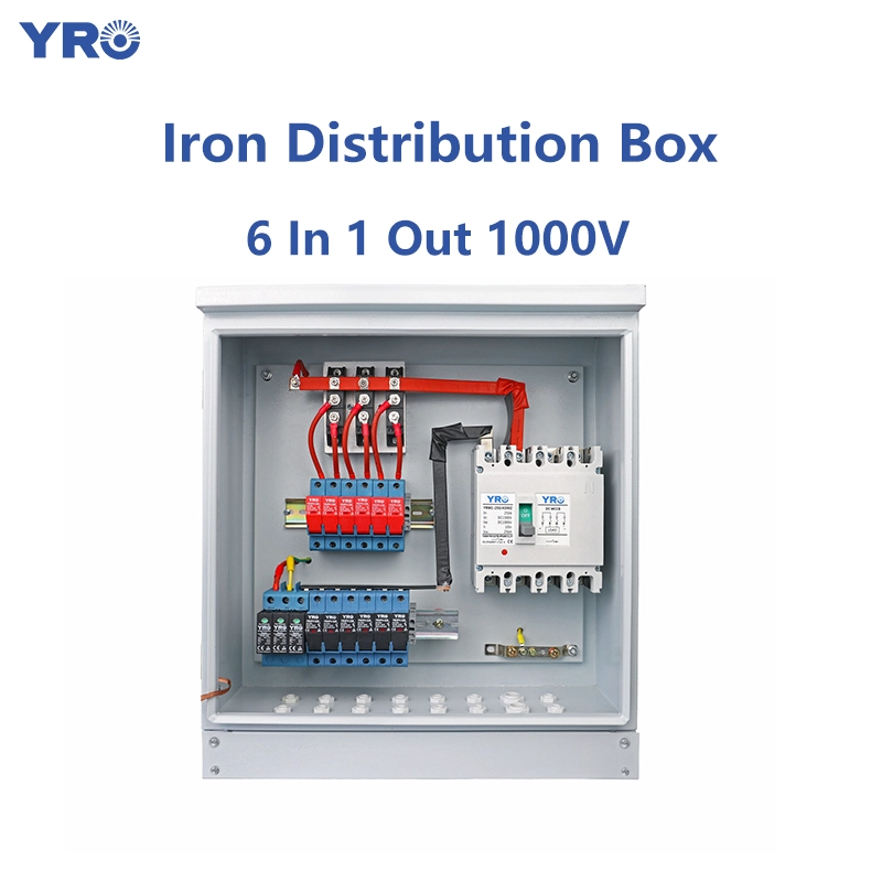 6 trong 1 Hộp phân phối sắt DC 1000V