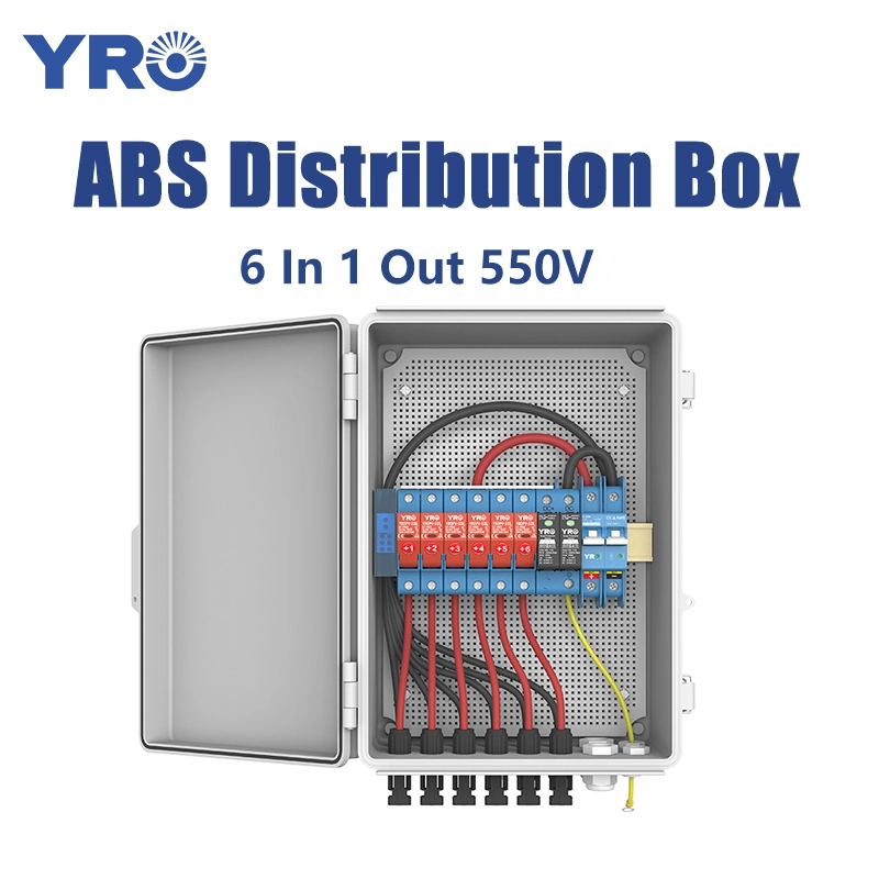 6 trong 1 ra 550V Hộp phân phối ABS DC