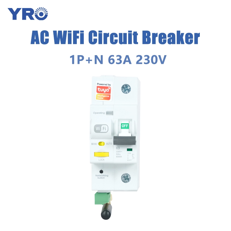 63a 1p N 230V WiFi AC Breaker