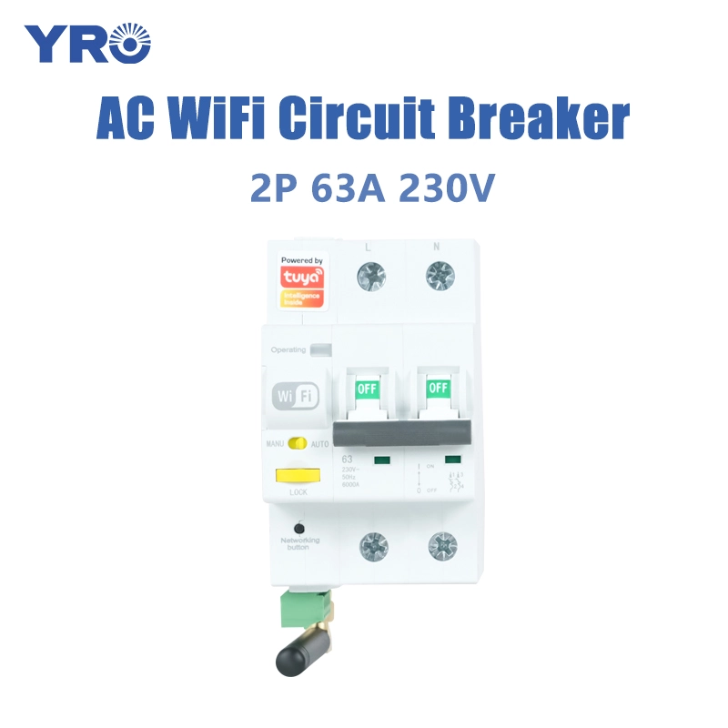 63a 2p 230V bộ ngắt mạch WiFi AC