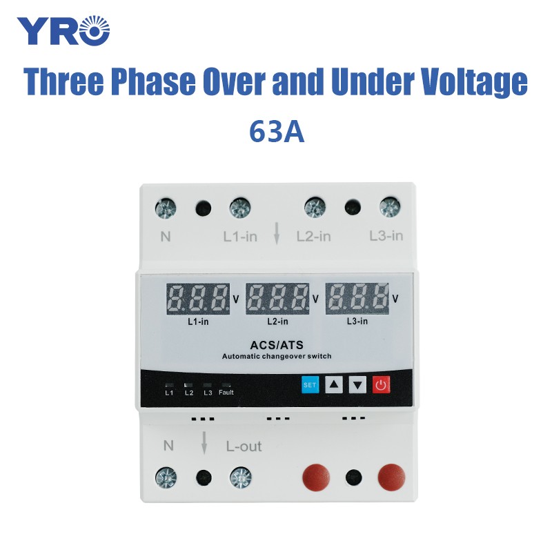 63a ba pha qua và dưới điện áp